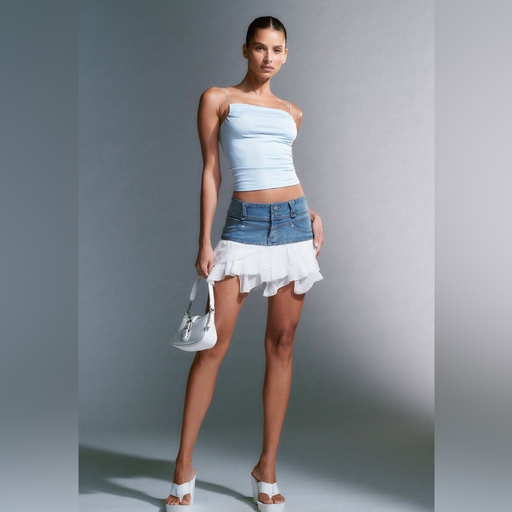 I AM GIA - LIZZIE DENIM MINI SKIRT